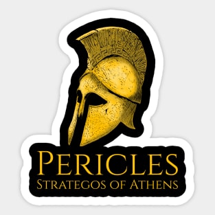 Pericles - Strategos Of Athens - Ancient Greek History Sticker